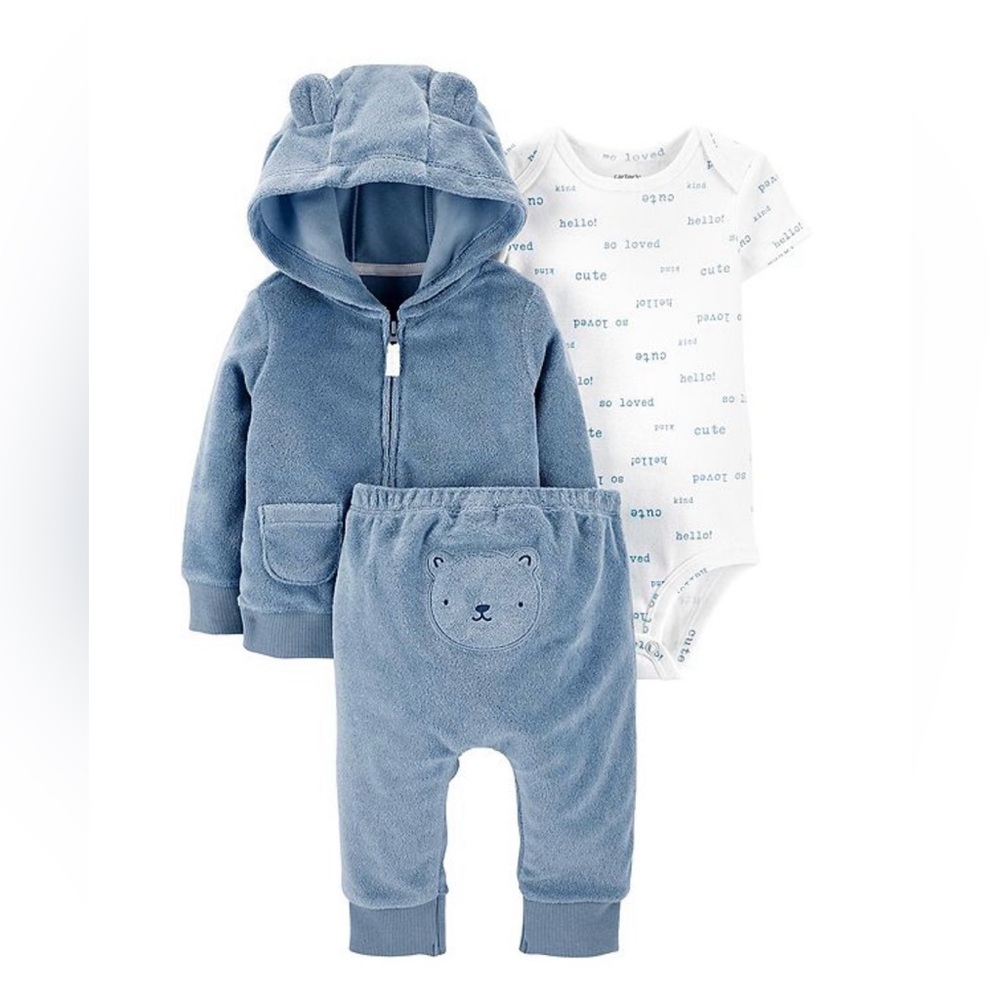 Carter's 3-Piece Bear Little Jacket Set | 3 M